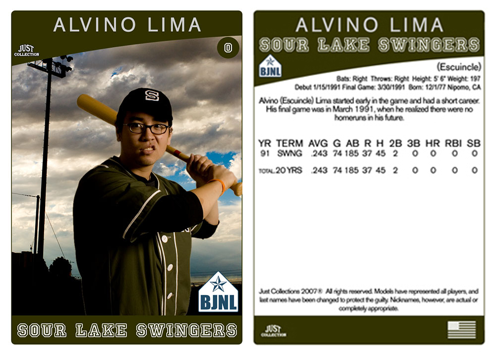 Alvino Lima Baseball Card