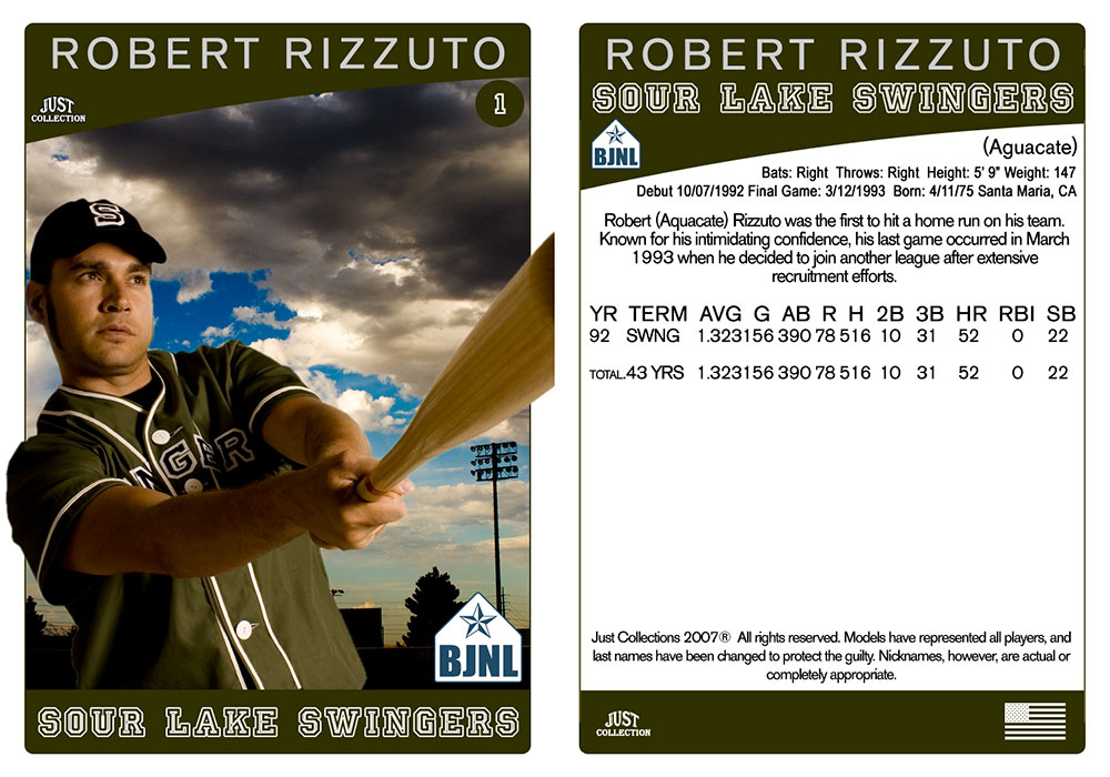 Robert Rizzuto Baseball Card