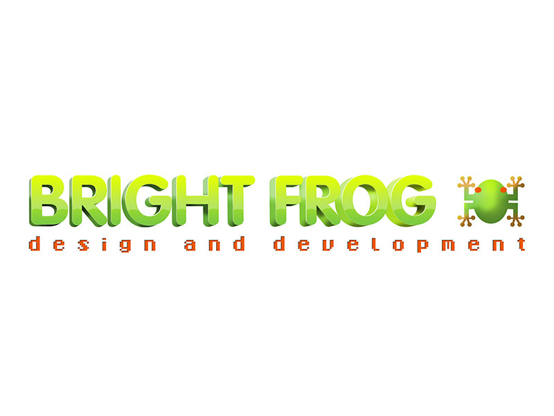 Bright Frog Design Logo